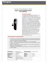 Targus TARAMP13EU Datasheet