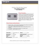 Targus Netbook Chill Mat Datasheet