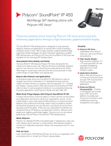 Polycom SoundPoint IP 450 Datasheet