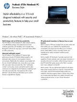 HP ProBook 4720s PC User manual