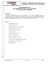 Kingston Technology 800D2D8F5K2/4G Datasheet