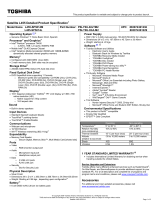 Toshiba L455-SP5014L Datasheet