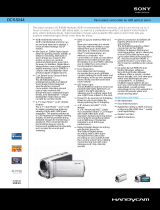 Sony DCR-SX43S Datasheet