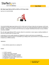 StarTech.com SLSATAF20RA Datasheet