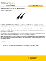 StarTech.com MDISPLPORT3 Datasheet