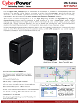 CyberPower DX 600E Datasheet