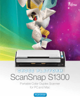 Fujitsu ScanSnap S1300 + Case User manual