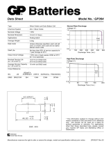 GP Batteries 040364C1 Datasheet