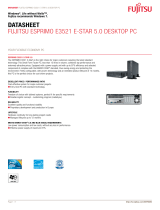 Fujitsu ESPRIMO E3521 Datasheet
