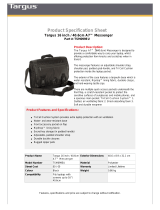 Targus TSM09905EU Datasheet