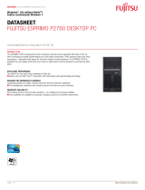 Fujitsu VFY:P2760PF021DE Datasheet