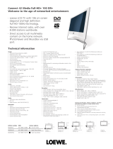 LOEWE Connect 32 Media Full-HD+ 100 DR+ Datasheet