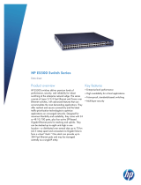HP E5500-48 Switch Datasheet