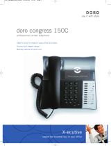Doro CONG150BLACK Datasheet