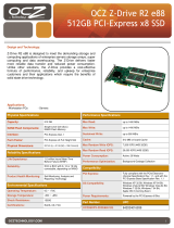 OCZ Z-DRIVE R2 E88 512GB PCI-EXPRESS X8 SSD Datasheet