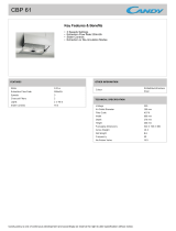 Candy CBP61/1W Datasheet