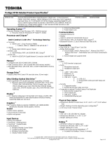 Toshiba M750-S7212 Datasheet