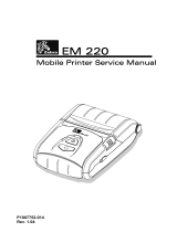 Zebra EM 220 Owner's manual
