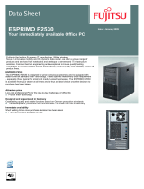 Fujitsu VFY:P2530PPAC1PL Datasheet