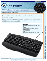 Ceratech KYBAC201R-USBBLKHY User manual