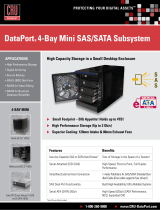 CRU 4 Bay Mini DataPort 25 Dual Port SAS Datasheet