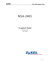 ZyXEL NSA2401 Datasheet