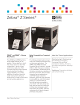 Zebra ZM400-600E-1200T Datasheet