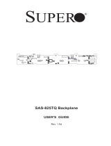Supermicro BPN-SAS-825TQ User manual
