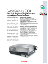 Barco BarcoGraphics 9300 DLC Datasheet