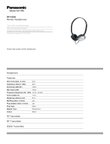 Panasonic RP-HX50 Datasheet