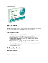 Sony SDX3100WN Datasheet