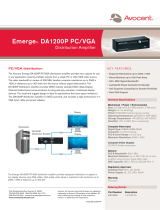 Avocent Emerge DA1200P PC/VGA Datasheet