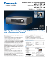 Panasonic WJ-HD616 Datasheet