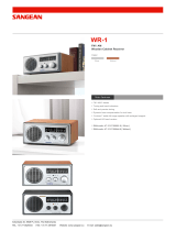 Sangean WR1WALNUSS Datasheet