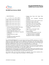 Infineon HYB39S256400CT-7.5 Datasheet