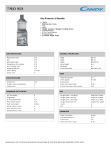 Candy TRIO503_1X Datasheet