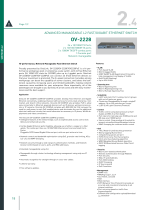 OvisLink OV-2228POE Datasheet