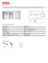 Franke MMX651RDP Datasheet