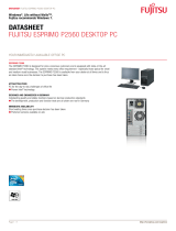 Fujitsu VFY:P2560PF035DE/SP1 Datasheet