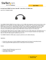 StarTech.com HDMIEXTAA6IN Datasheet