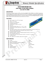 Kingston Technology KHX1600C9D3B1/2G Datasheet