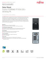 Fujitsu P7936 E85+ Datasheet