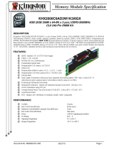 Kingston Technology KHX2000C9AD3W1K3/6GX Datasheet