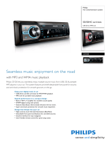 Philips CE120 Car entertainment system Datasheet