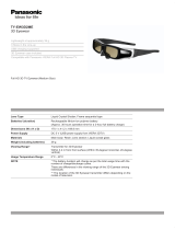 Panasonic TY-EW3D2SE Datasheet