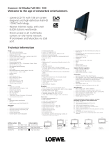 LOEWE Connect 32 Media Full-HD+ 100 DR+ Datasheet