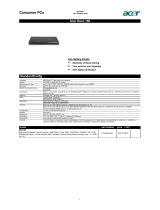 Acer PT.SEMEC.003 Datasheet