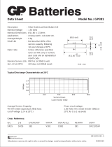 GP Batteries 040391C1 Datasheet