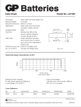 GP Batteries 040EU395-U1 Datasheet