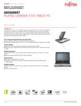 Fujitsu Lifebook T730 Datasheet